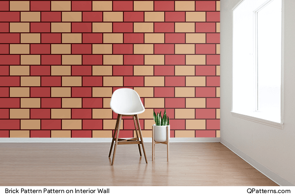 Brick Pattern Pattern on interior-wall