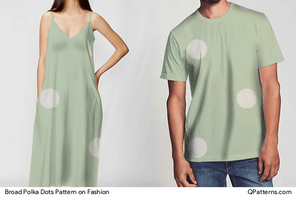 Broad Polka Dots Pattern on fashion
