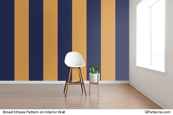Broad Stripes Pattern on interior-wall