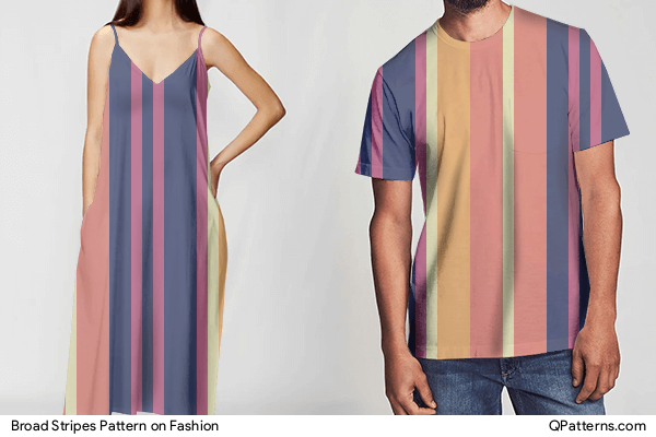 Broad Stripes Pattern on fashion