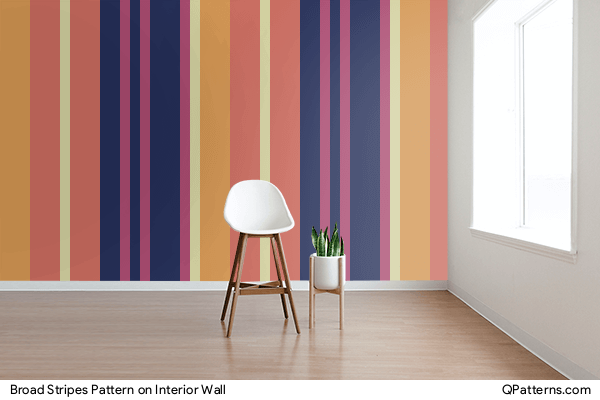 Broad Stripes Pattern on interior-wall