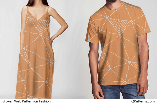 Broken Web Pattern on fashion