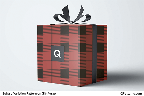 Buffalo Variation Pattern on gift-wrap