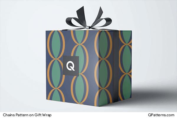 Chains Pattern on gift-wrap