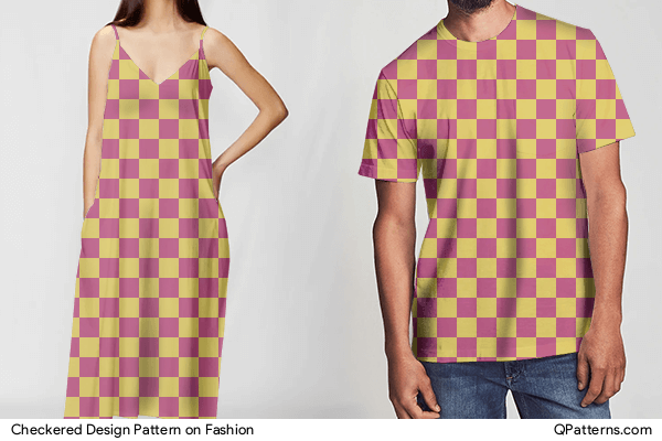 Checkered Design Pattern on fashion