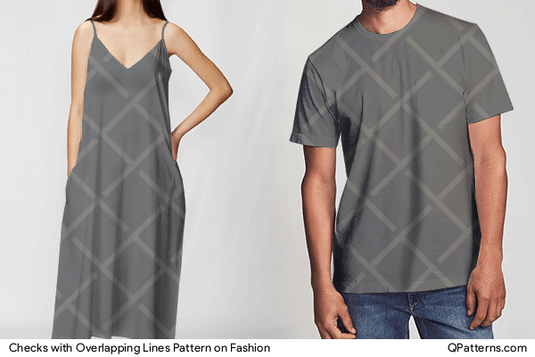 Checks with Overlapping Lines Pattern on fashion