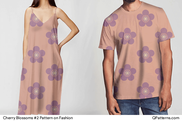 Cherry Blossoms #2 Pattern on fashion