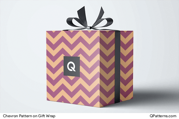 Chevron Pattern on gift-wrap