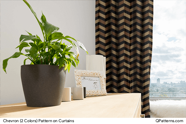Chevron (2 Colors) Pattern on curtains