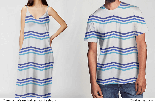 Chevron Waves Pattern on fashion