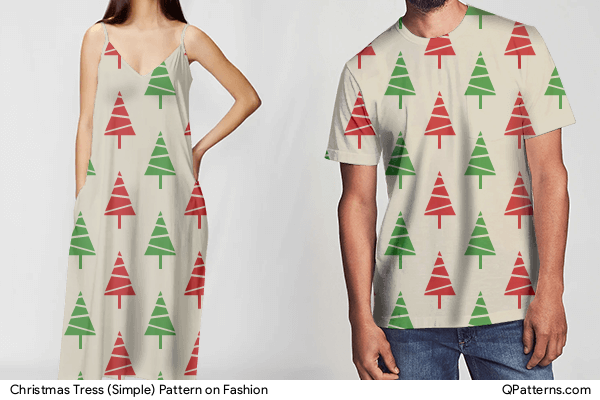 Christmas Tress (Simple) Pattern on fashion