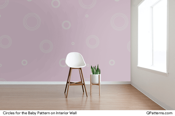 Circles for the Baby Pattern on interior-wall