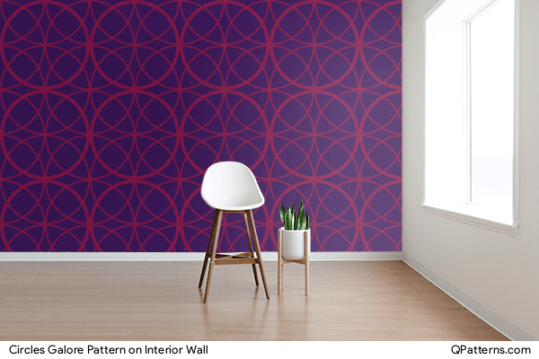 Circles Galore Pattern on interior-wall