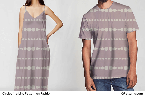 Circles in a Line Pattern on fashion