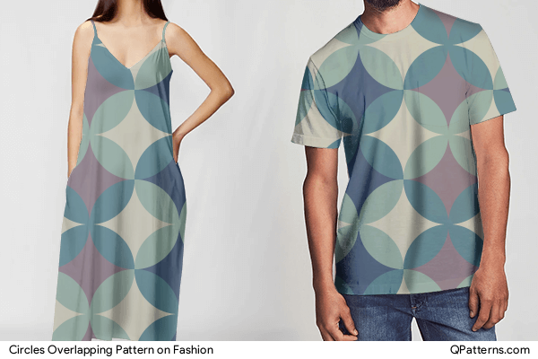 Circles Overlapping Pattern on fashion