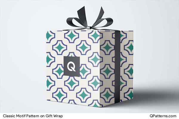 Classic Motif Pattern on gift-wrap