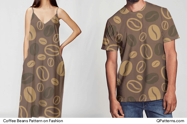 Coffee Beans Pattern on fashion