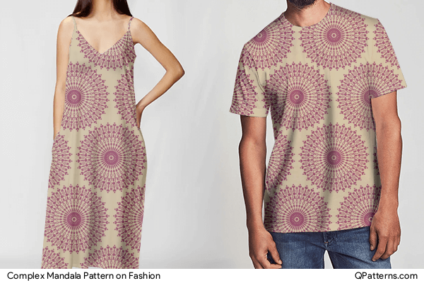 Complex Mandala Pattern on fashion