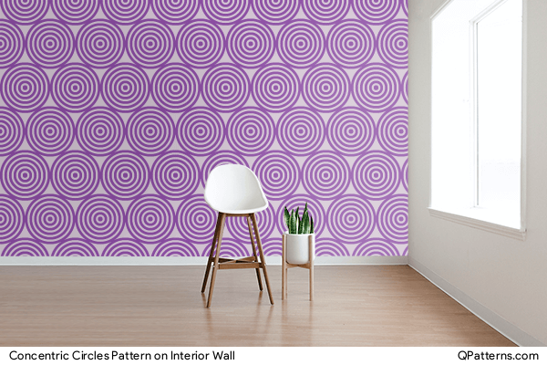 Concentric Circles Pattern on interior-wall