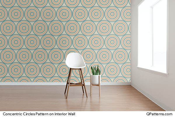 Concentric Circles Pattern on interior-wall