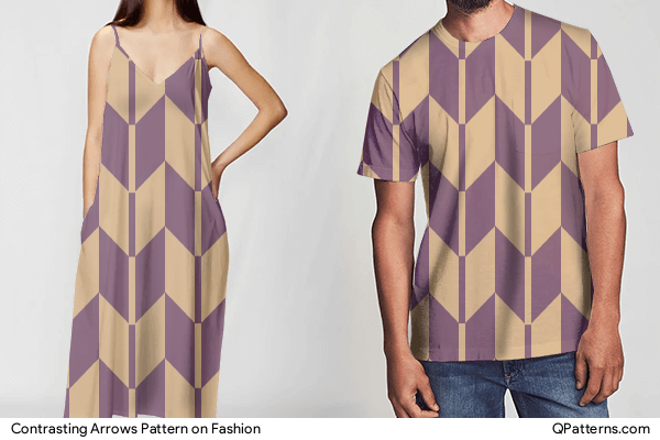 Contrasting Arrows Pattern on fashion