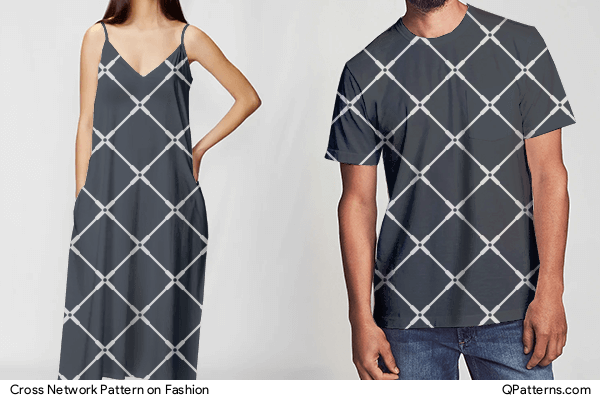Cross Network Pattern on fashion