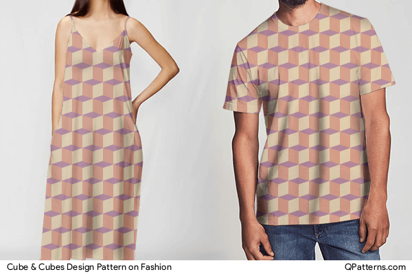 Cube & Cubes Design Pattern on fashion