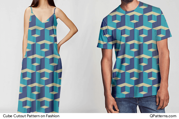 Cube Cutout Pattern on fashion