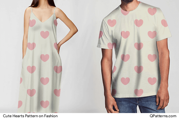 Cute Hearts Pattern on fashion