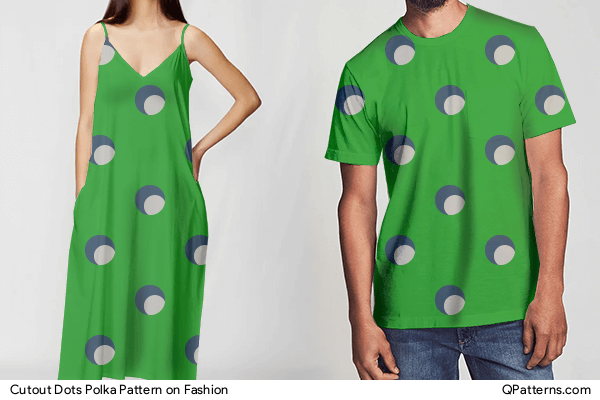 Cutout Dots Polka Pattern on fashion