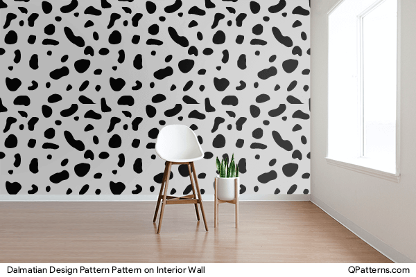 Dalmatian Design Pattern Pattern on interior-wall
