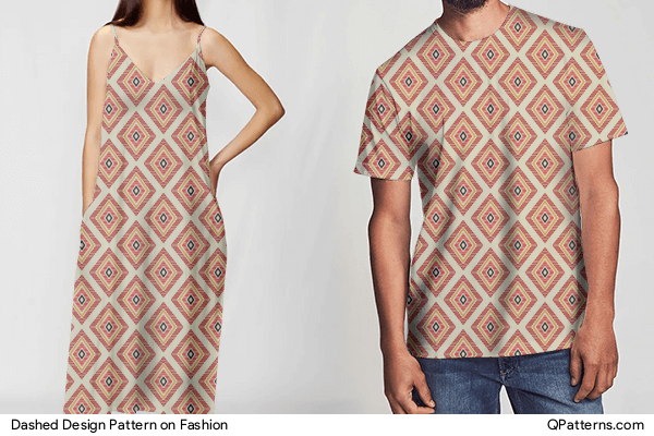 Dashed Design Pattern on fashion