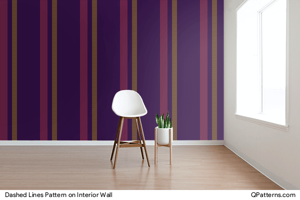 Dashed Lines Pattern on interior-wall