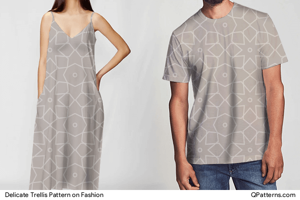 Delicate Trellis Pattern on fashion