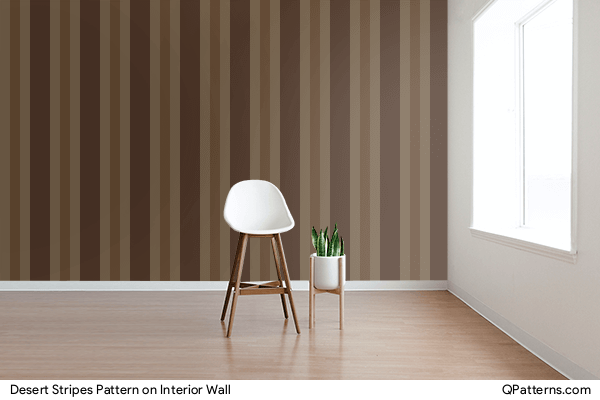 Desert Stripes Pattern on interior-wall