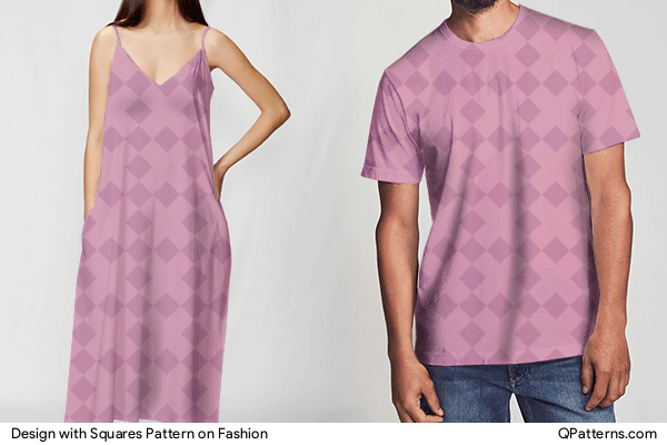 Design with Squares Pattern on fashion