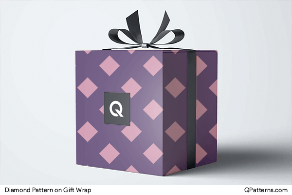 Diamond Pattern on gift-wrap