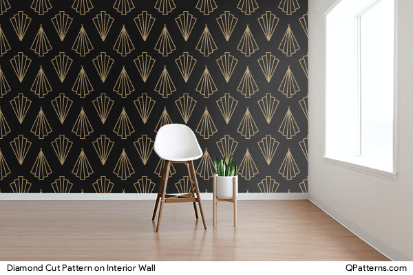 Diamond Cut Pattern on interior-wall