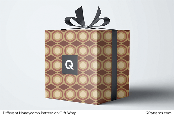 Different Honeycomb Pattern on gift-wrap