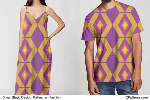 Diwali (Basic Design) Pattern on fashion