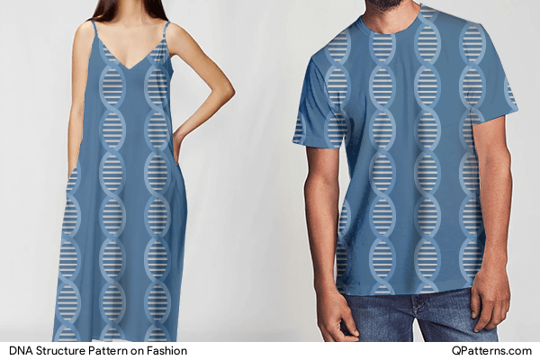DNA Structure Pattern on fashion