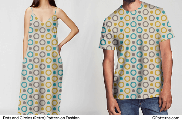 Dots and Circles (Retro) Pattern on fashion