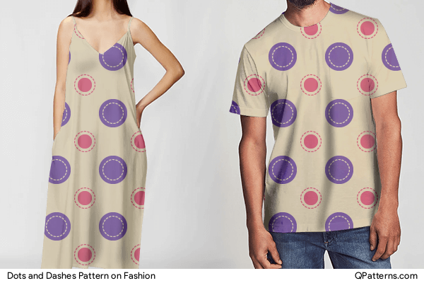 Dots and Dashes Pattern on fashion