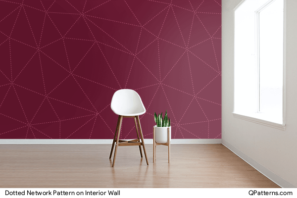 Dotted Network Pattern on interior-wall