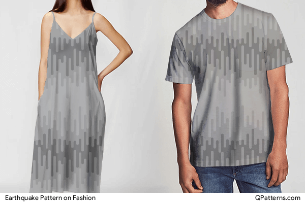 Earthquake Pattern on fashion