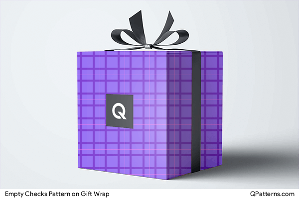 Empty Checks Pattern on gift-wrap