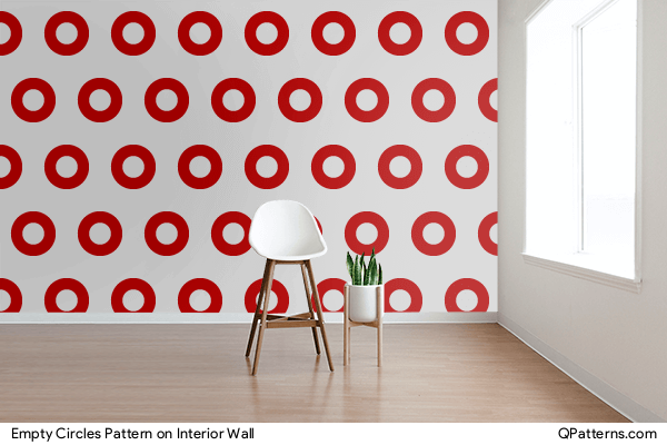 Empty Circles Pattern on interior-wall