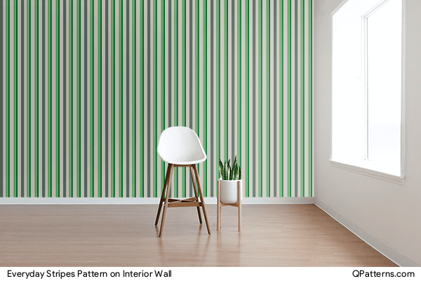 Everyday Stripes Pattern on interior-wall