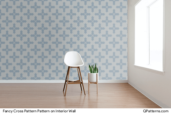 Fancy Cross Pattern Pattern on interior-wall