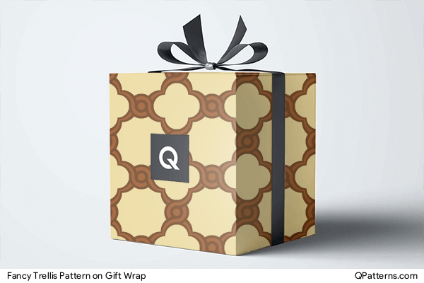 Fancy Trellis Pattern on gift-wrap